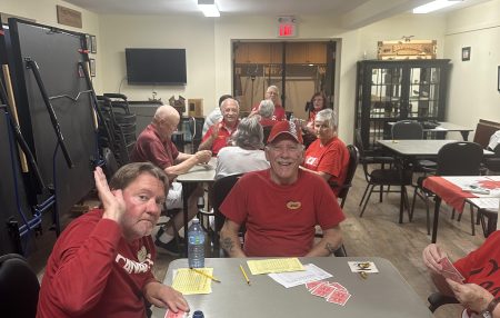 Small, but mighty group of Bid Euchre players all dressed up for Canada Day. Everyone looked so colourful in their Red and White colours. Rose looked great with her little […]