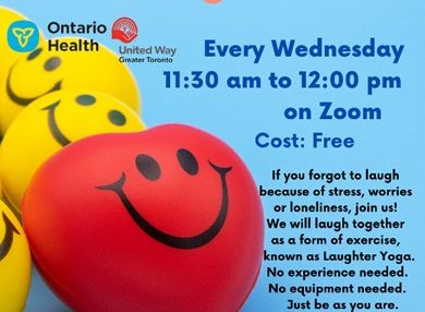 Laughter Healing Circle Date: every Wednesday at 11:30 am – 12:00 pm Location: Zoom (you’ll get the link after registration.) Cost: Free Laughter is the best medicine. In this group, […]
