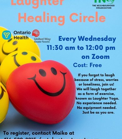 Laughter Healing Circle Date: every Wednesday at 11:30 am – 12:00 pm Location: Zoom (you’ll get the link after registration.) Cost: Free Laughter is the best medicine. In this group, […]